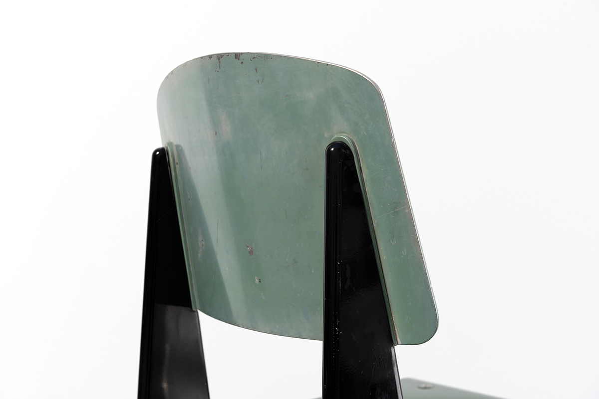 Jean Prouvé Chaise Métropole n305 alu ca 1953 Galerie Patrick