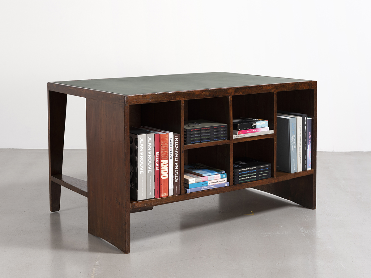 Pierre Jeanneret Pigeonhole Desk Ca 1957 Galerie Patrick Seguin