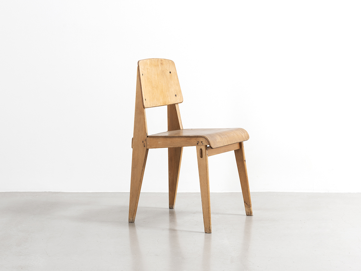 jean prouvé  tout bois chair  galerie patrick seguin