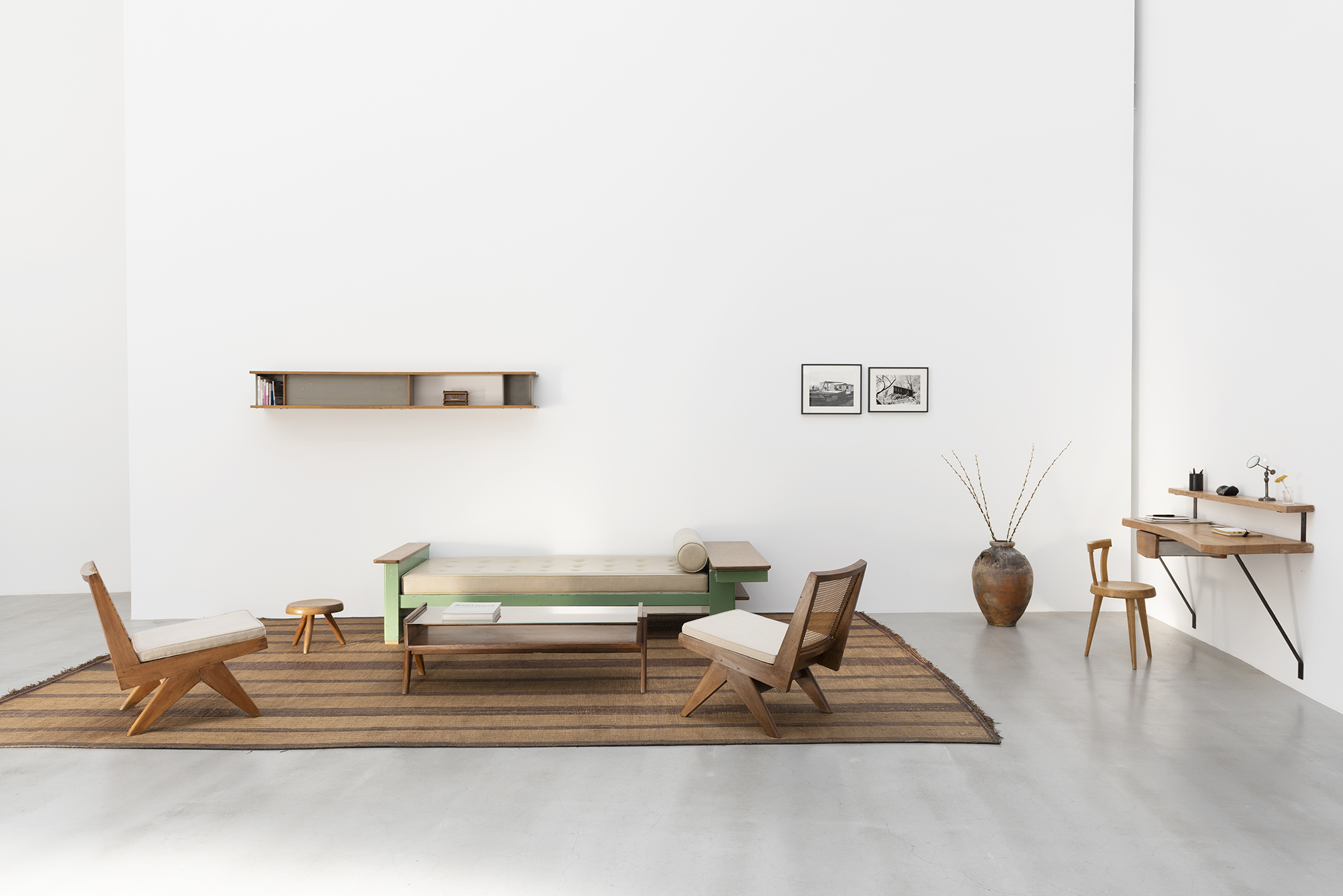 A Charlotte Perriand style coffee table in Furniture